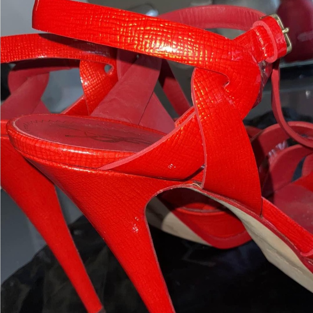 Made in Italy
Size 39 1/2(38.5 US)
heels ( measure 5.3
inches in height - Picture 4 of 5